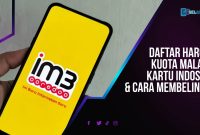 Daftar Kuota Malam Indosat