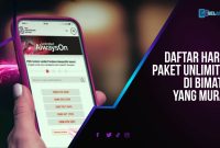 Daftar Harga Paket Unlimited di BimaTri